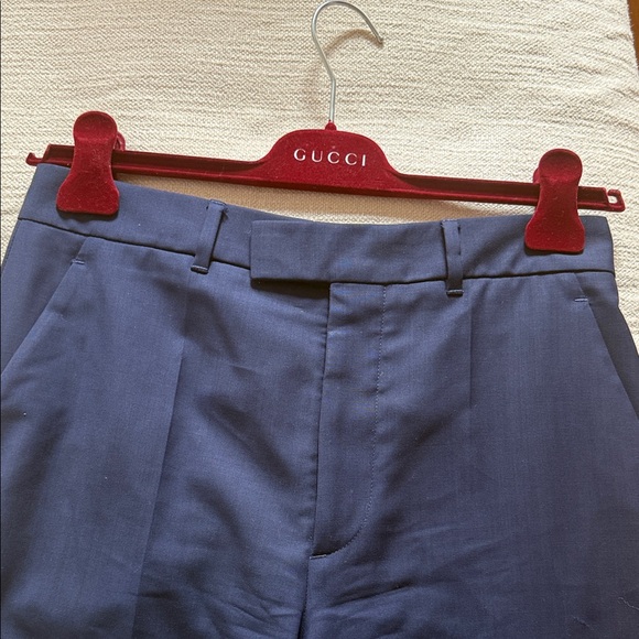 💙 GUCCI Navy Blue Suit Pants - Picture 2 of 9